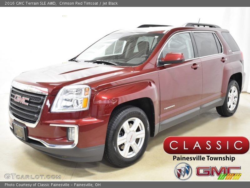 Crimson Red Tintcoat / Jet Black 2016 GMC Terrain SLE AWD