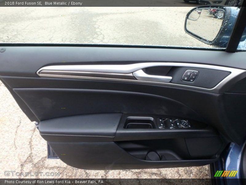 Blue Metallic / Ebony 2018 Ford Fusion SE