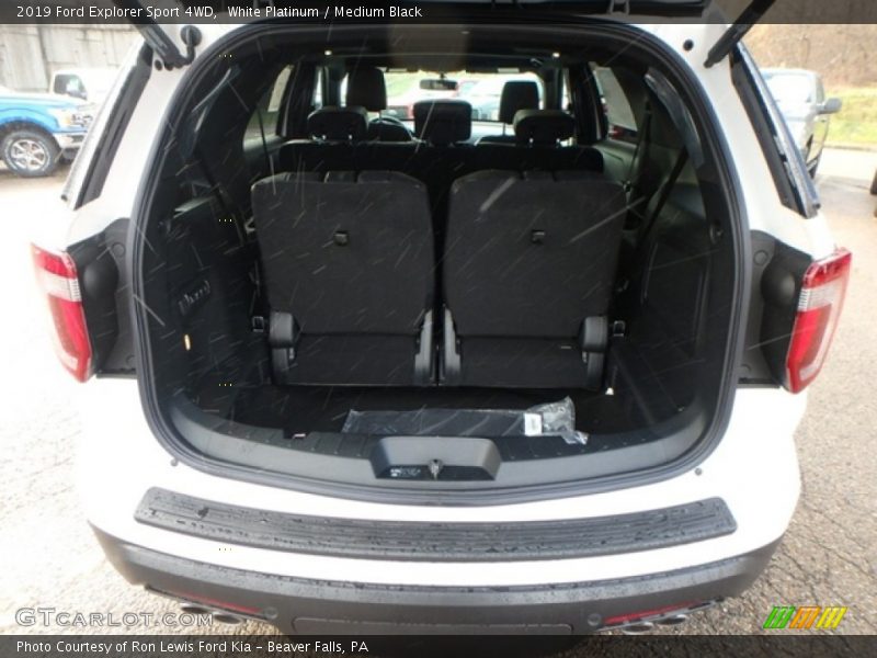 White Platinum / Medium Black 2019 Ford Explorer Sport 4WD