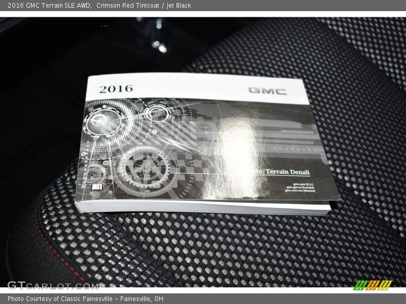 Crimson Red Tintcoat / Jet Black 2016 GMC Terrain SLE AWD