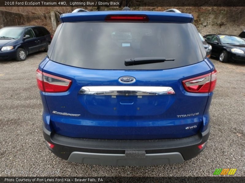 Lightning Blue / Ebony Black 2018 Ford EcoSport Titanium 4WD