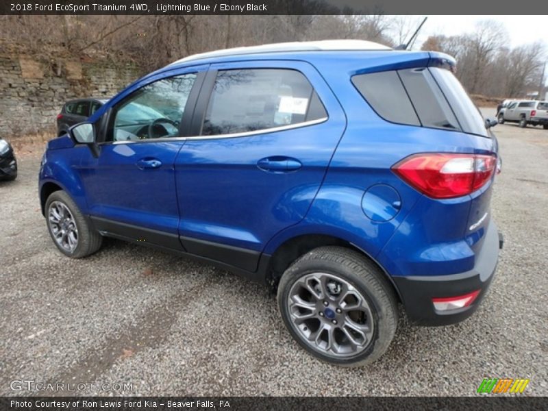 Lightning Blue / Ebony Black 2018 Ford EcoSport Titanium 4WD