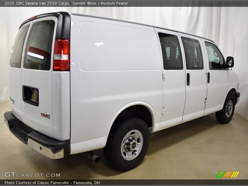 Summit White / Medium Pewter 2015 GMC Savana Van 2500 Cargo