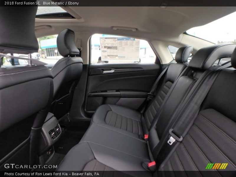 Blue Metallic / Ebony 2018 Ford Fusion SE
