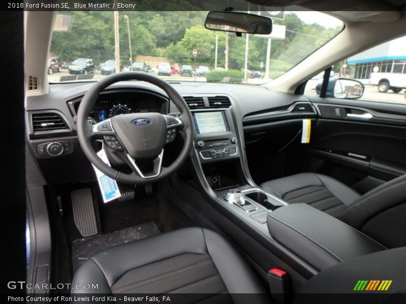 Blue Metallic / Ebony 2018 Ford Fusion SE