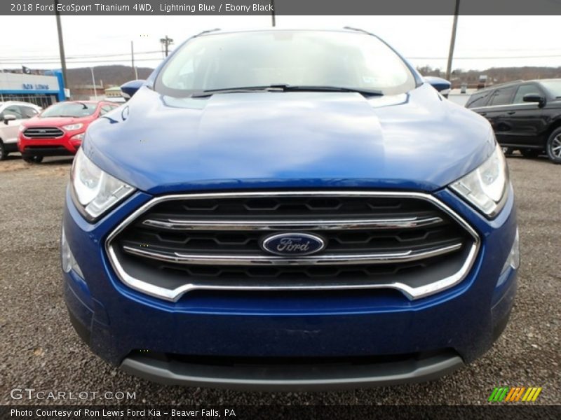 Lightning Blue / Ebony Black 2018 Ford EcoSport Titanium 4WD