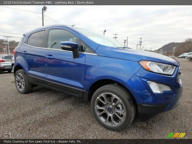Lightning Blue / Ebony Black 2018 Ford EcoSport Titanium 4WD