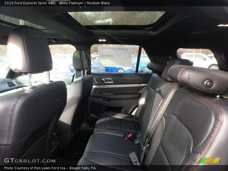 White Platinum / Medium Black 2019 Ford Explorer Sport 4WD