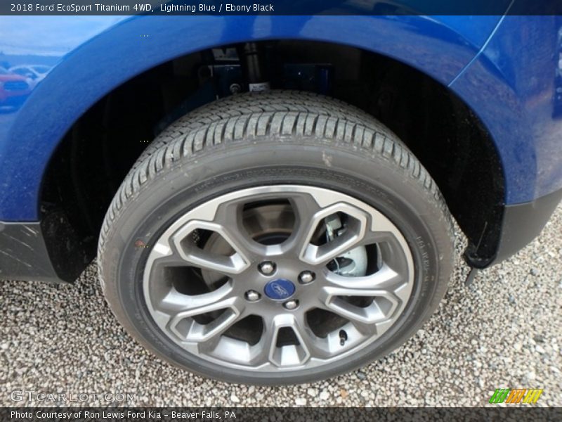 Lightning Blue / Ebony Black 2018 Ford EcoSport Titanium 4WD