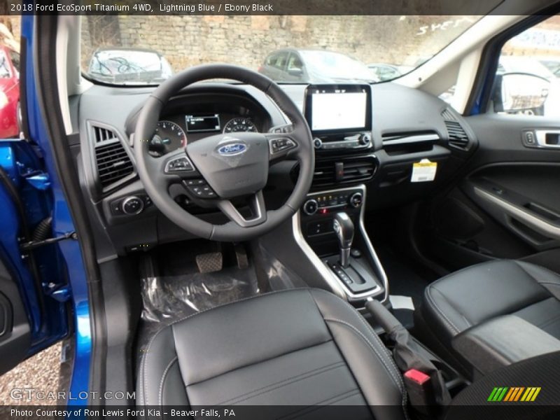 Lightning Blue / Ebony Black 2018 Ford EcoSport Titanium 4WD