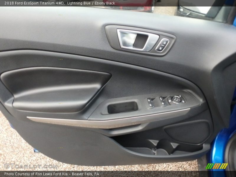 Lightning Blue / Ebony Black 2018 Ford EcoSport Titanium 4WD