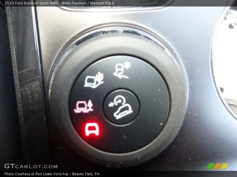 White Platinum / Medium Black 2019 Ford Explorer Sport 4WD