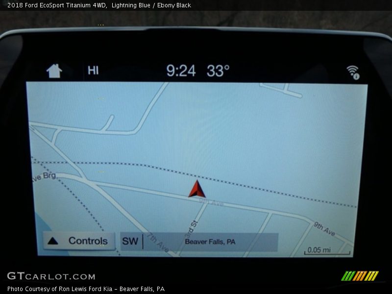 Lightning Blue / Ebony Black 2018 Ford EcoSport Titanium 4WD