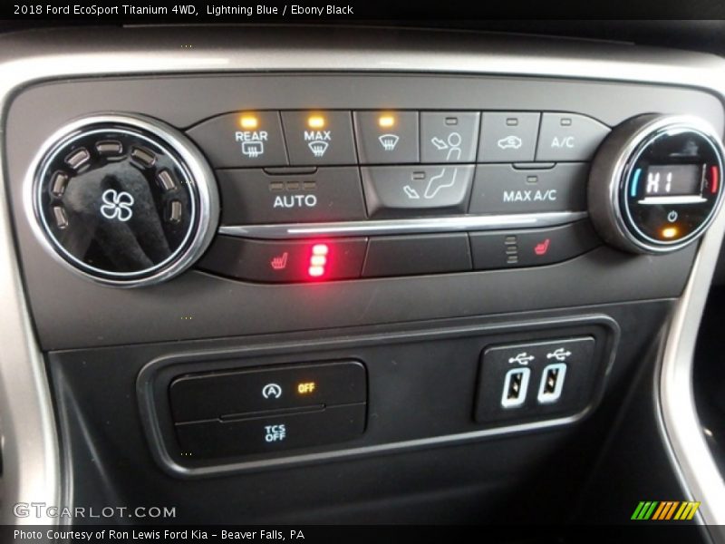 Lightning Blue / Ebony Black 2018 Ford EcoSport Titanium 4WD