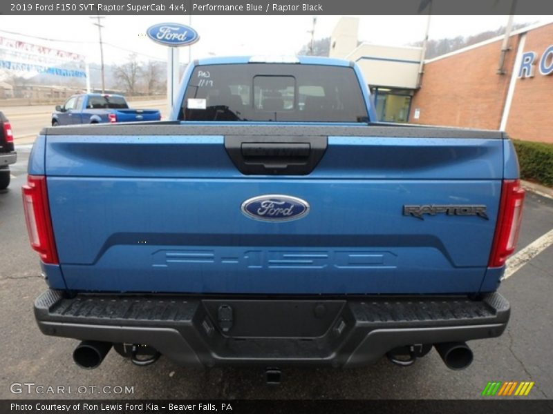 Performance Blue / Raptor Black 2019 Ford F150 SVT Raptor SuperCab 4x4