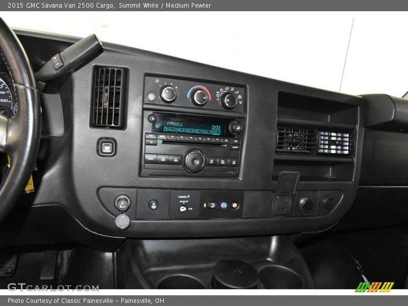 Summit White / Medium Pewter 2015 GMC Savana Van 2500 Cargo
