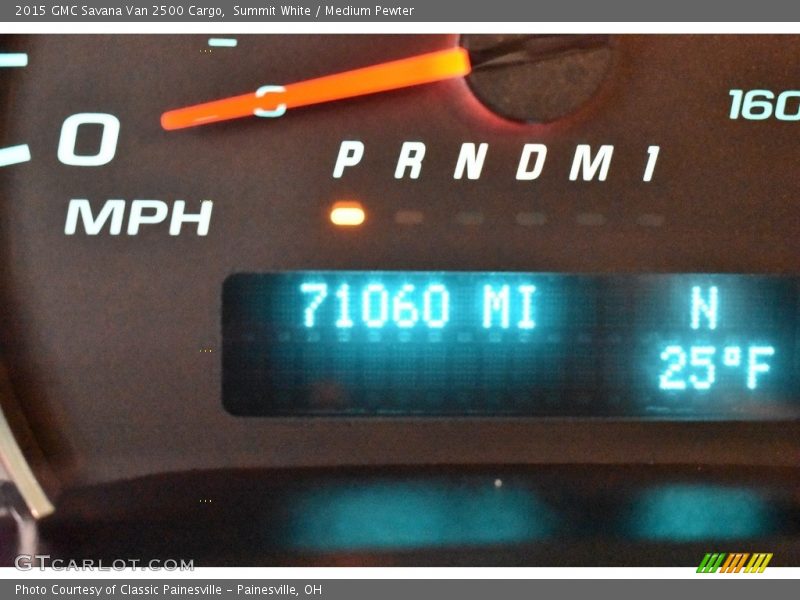 Summit White / Medium Pewter 2015 GMC Savana Van 2500 Cargo