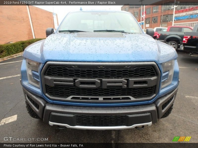 Performance Blue / Raptor Black 2019 Ford F150 SVT Raptor SuperCab 4x4