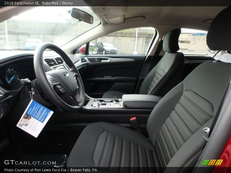 Ruby Red / Ebony 2018 Ford Fusion SE