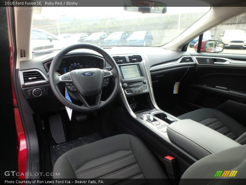 Ruby Red / Ebony 2018 Ford Fusion SE