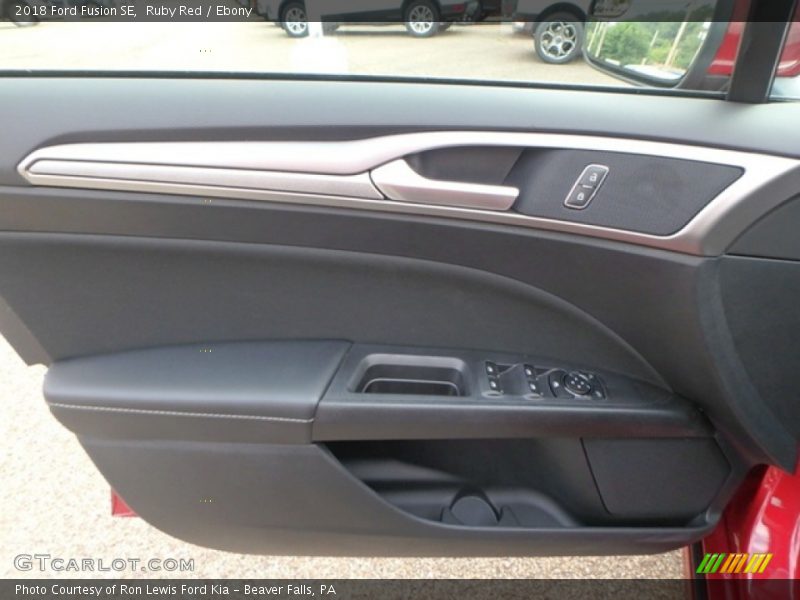 Ruby Red / Ebony 2018 Ford Fusion SE