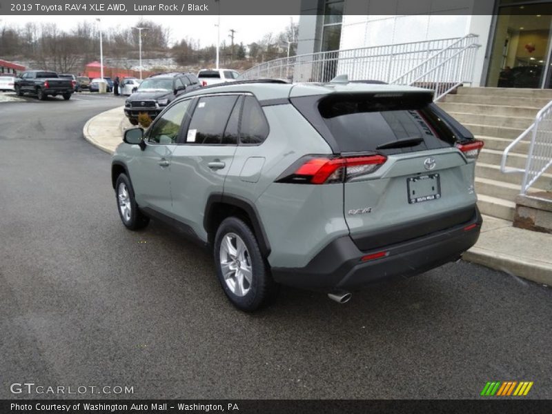 Lunar Rock / Black 2019 Toyota RAV4 XLE AWD