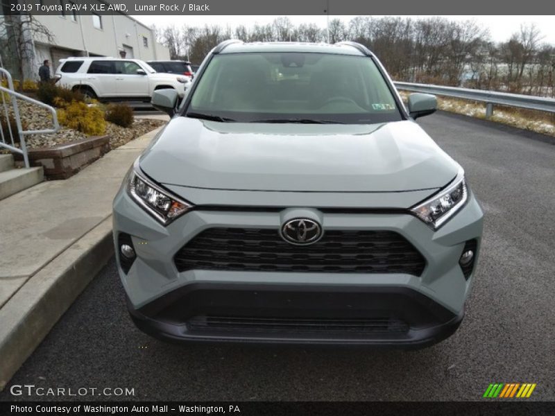 Lunar Rock / Black 2019 Toyota RAV4 XLE AWD