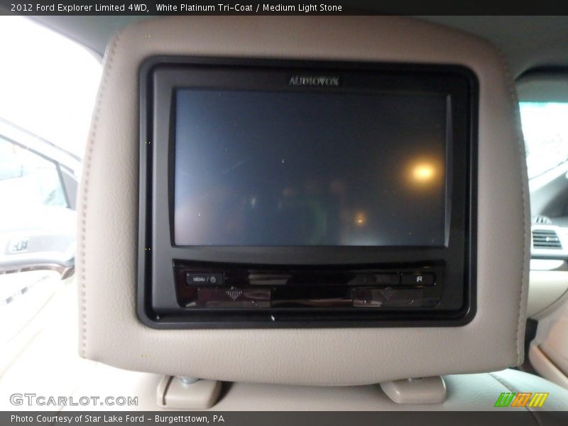 White Platinum Tri-Coat / Medium Light Stone 2012 Ford Explorer Limited 4WD