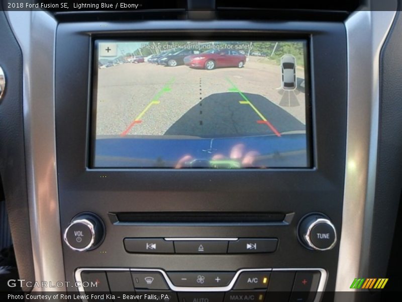 Lightning Blue / Ebony 2018 Ford Fusion SE