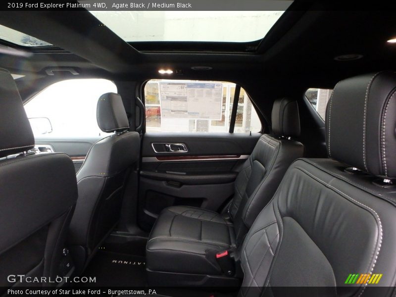 Rear Seat of 2019 Explorer Platinum 4WD