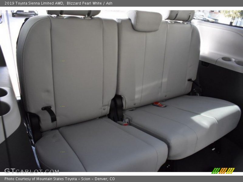 Blizzard Pearl White / Ash 2019 Toyota Sienna Limited AWD