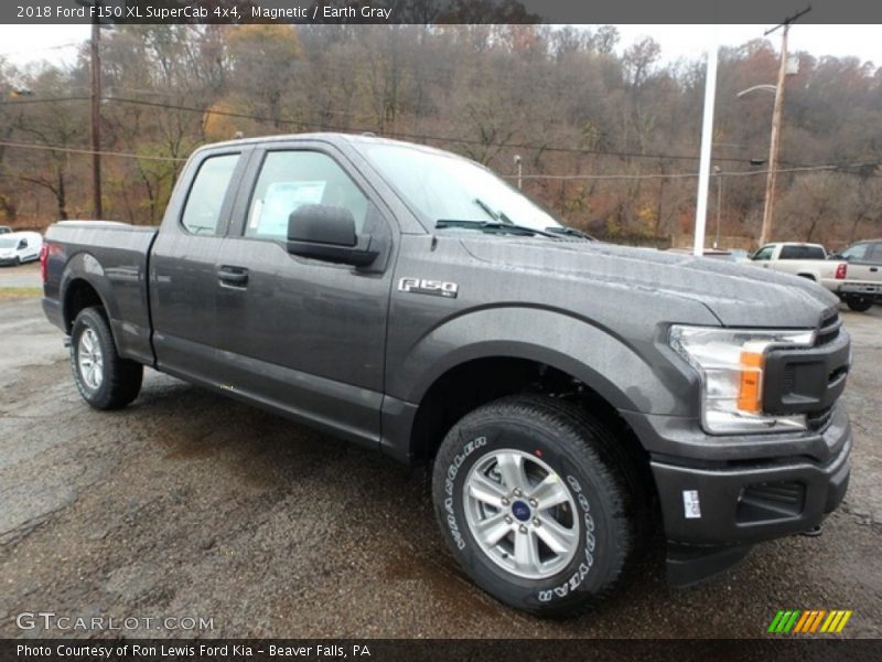 Magnetic / Earth Gray 2018 Ford F150 XL SuperCab 4x4