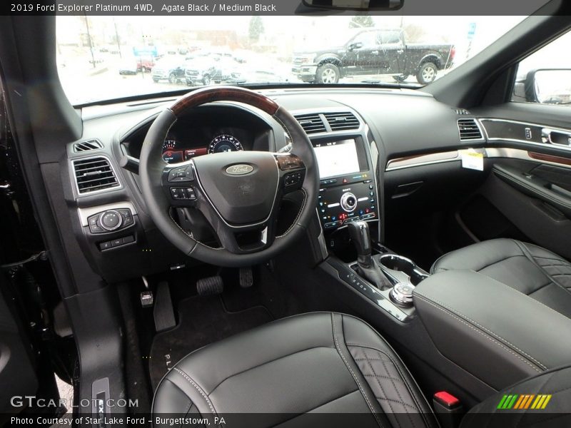  2019 Explorer Platinum 4WD Medium Black Interior