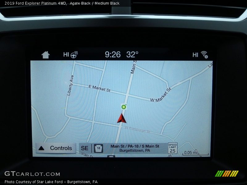 Navigation of 2019 Explorer Platinum 4WD