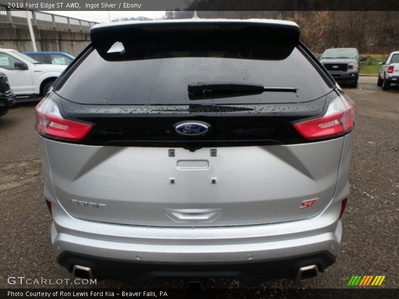 Ingot Silver / Ebony 2019 Ford Edge ST AWD