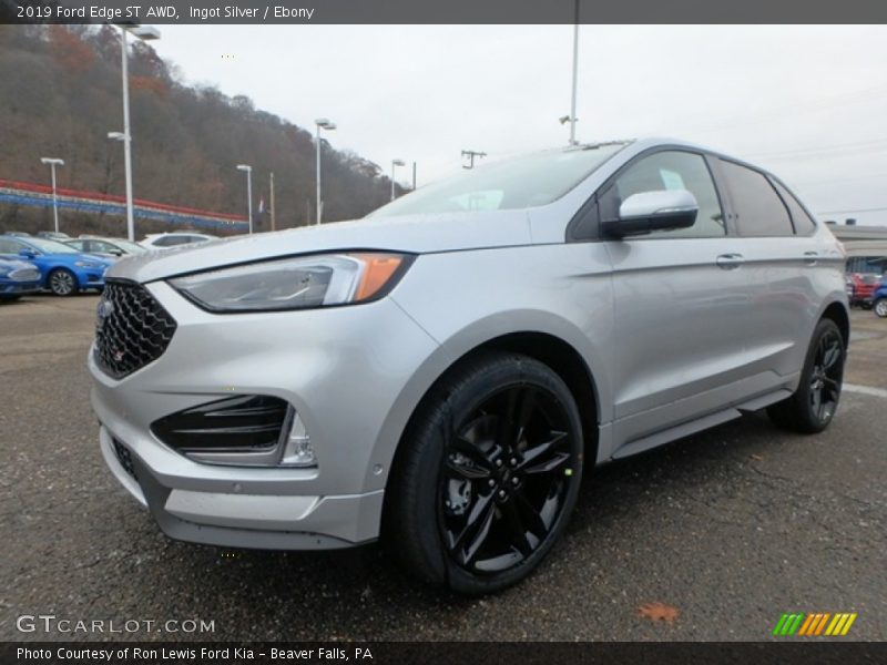 Ingot Silver / Ebony 2019 Ford Edge ST AWD