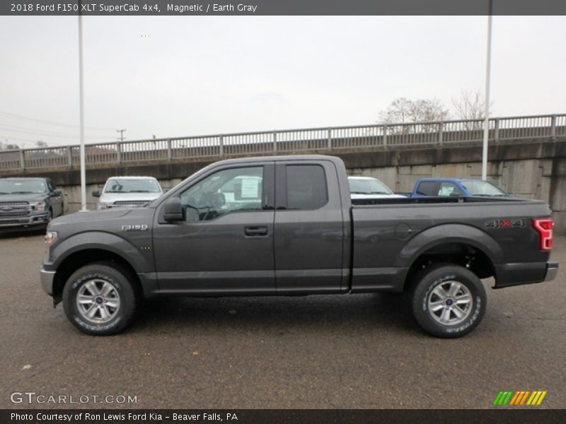 Magnetic / Earth Gray 2018 Ford F150 XLT SuperCab 4x4