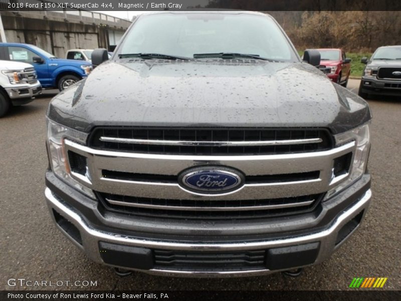 Magnetic / Earth Gray 2018 Ford F150 XLT SuperCab 4x4