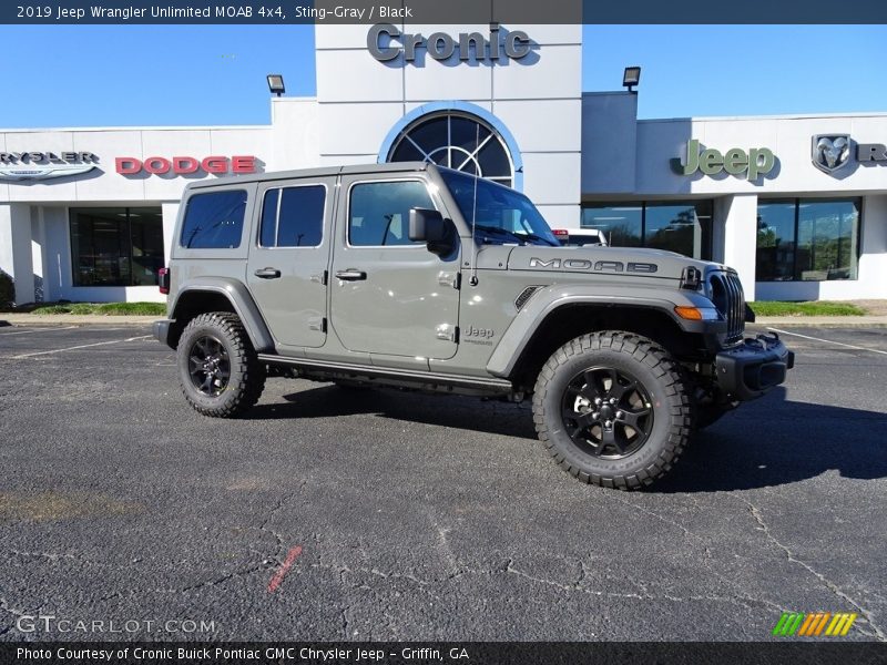 Sting-Gray / Black 2019 Jeep Wrangler Unlimited MOAB 4x4