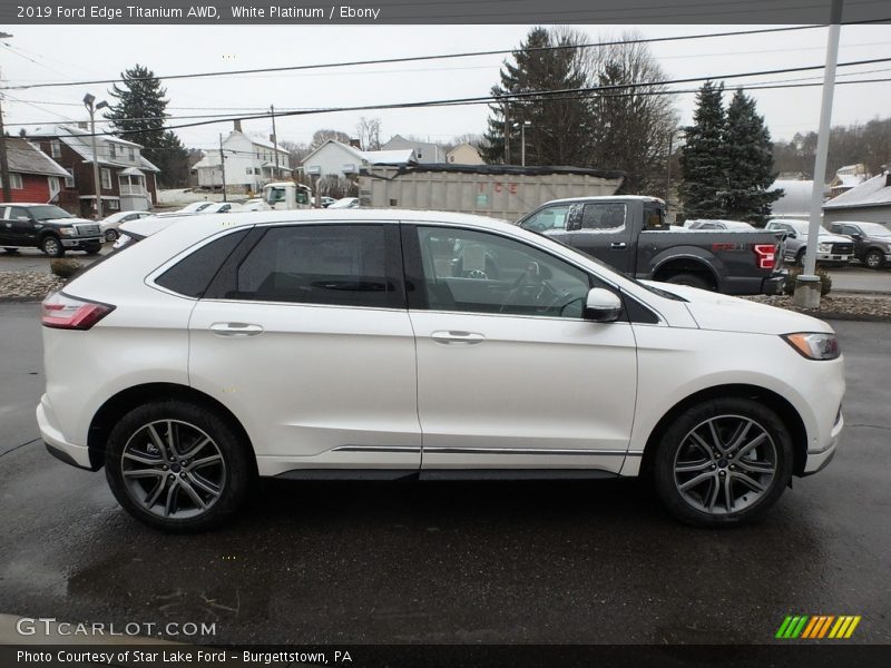  2019 Edge Titanium AWD White Platinum