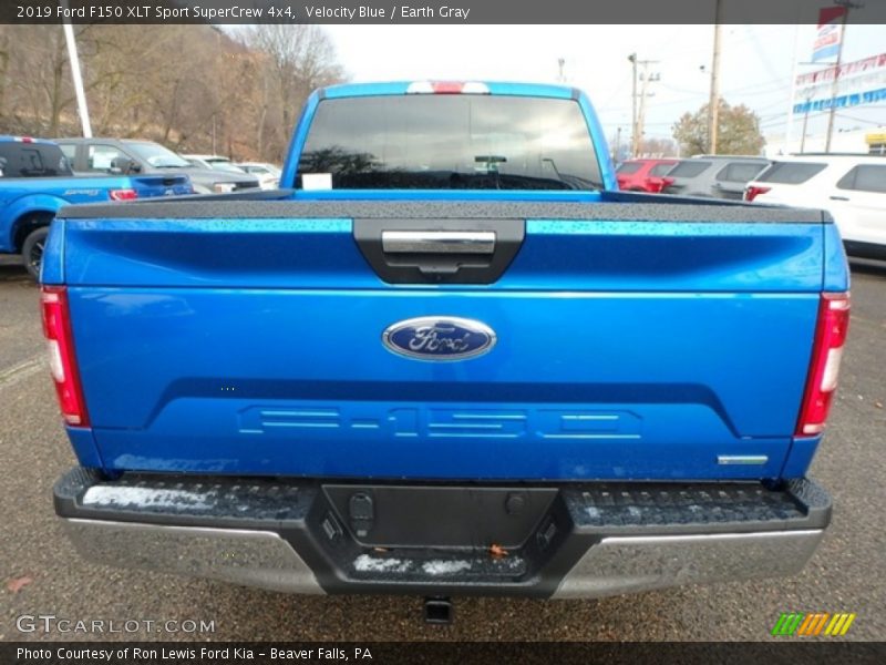 Velocity Blue / Earth Gray 2019 Ford F150 XLT Sport SuperCrew 4x4