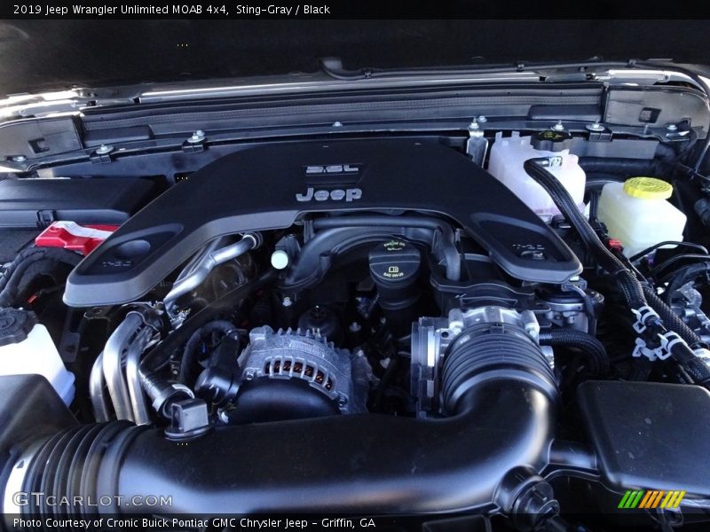  2019 Wrangler Unlimited MOAB 4x4 Engine - 3.6 Liter DOHC 24-Valve VVT V6