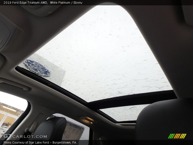 White Platinum / Ebony 2019 Ford Edge Titanium AWD