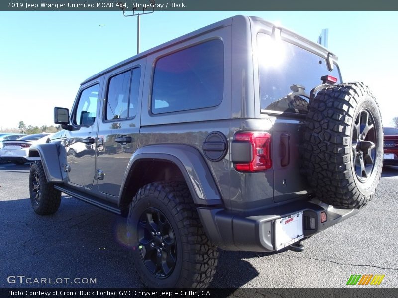 Sting-Gray / Black 2019 Jeep Wrangler Unlimited MOAB 4x4