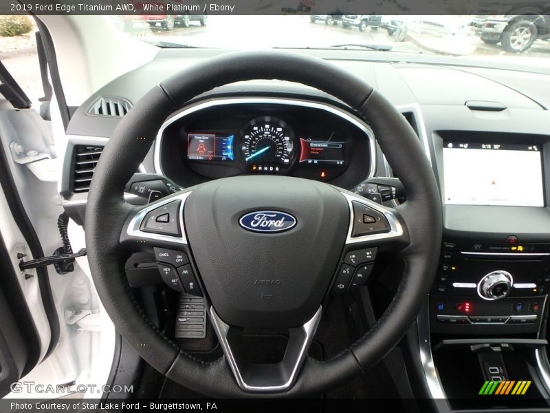  2019 Edge Titanium AWD Steering Wheel