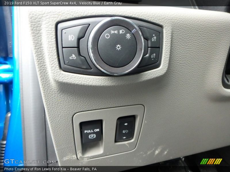 Velocity Blue / Earth Gray 2019 Ford F150 XLT Sport SuperCrew 4x4