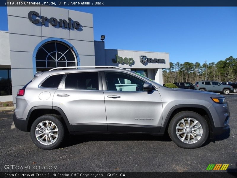 Billet Silver Metallic / Black 2019 Jeep Cherokee Latitude