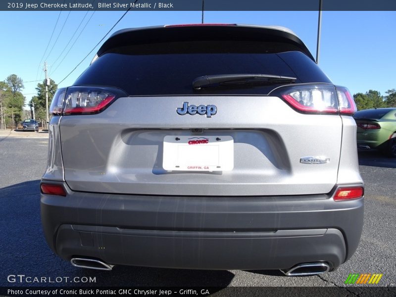 Billet Silver Metallic / Black 2019 Jeep Cherokee Latitude