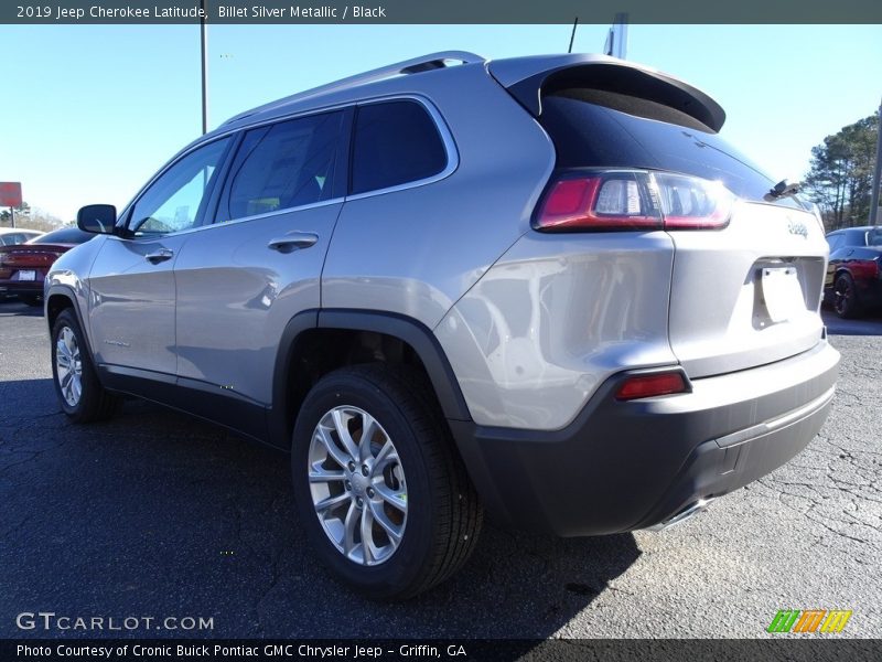 Billet Silver Metallic / Black 2019 Jeep Cherokee Latitude