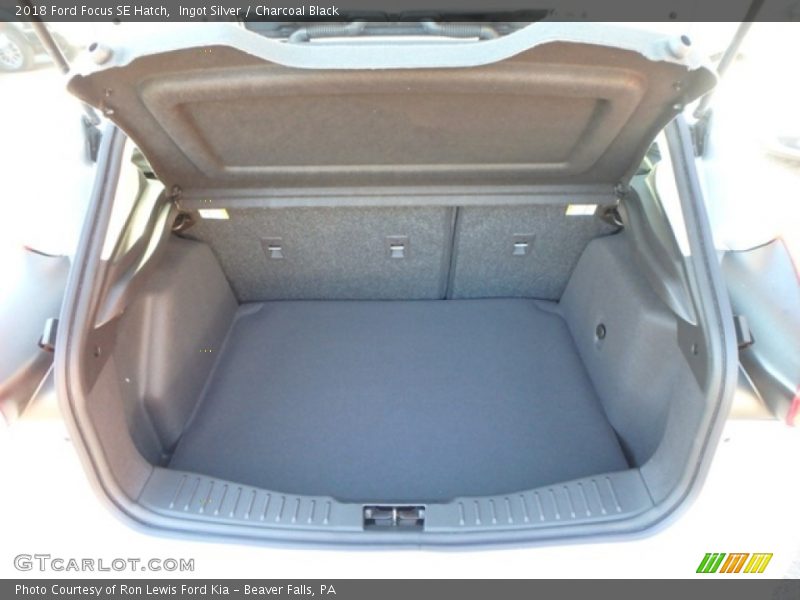 Ingot Silver / Charcoal Black 2018 Ford Focus SE Hatch